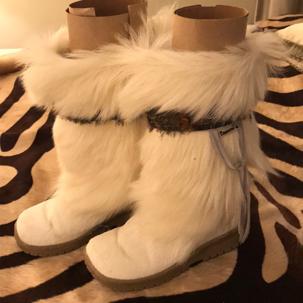 Bearpaw Kola calf/goatskin boots